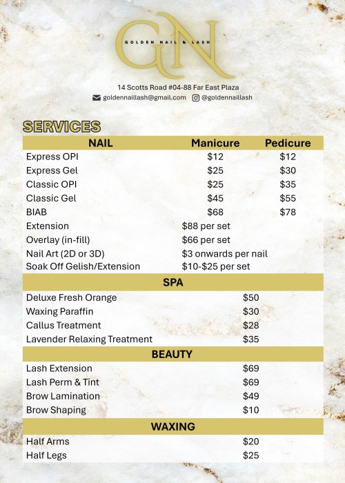 Price List