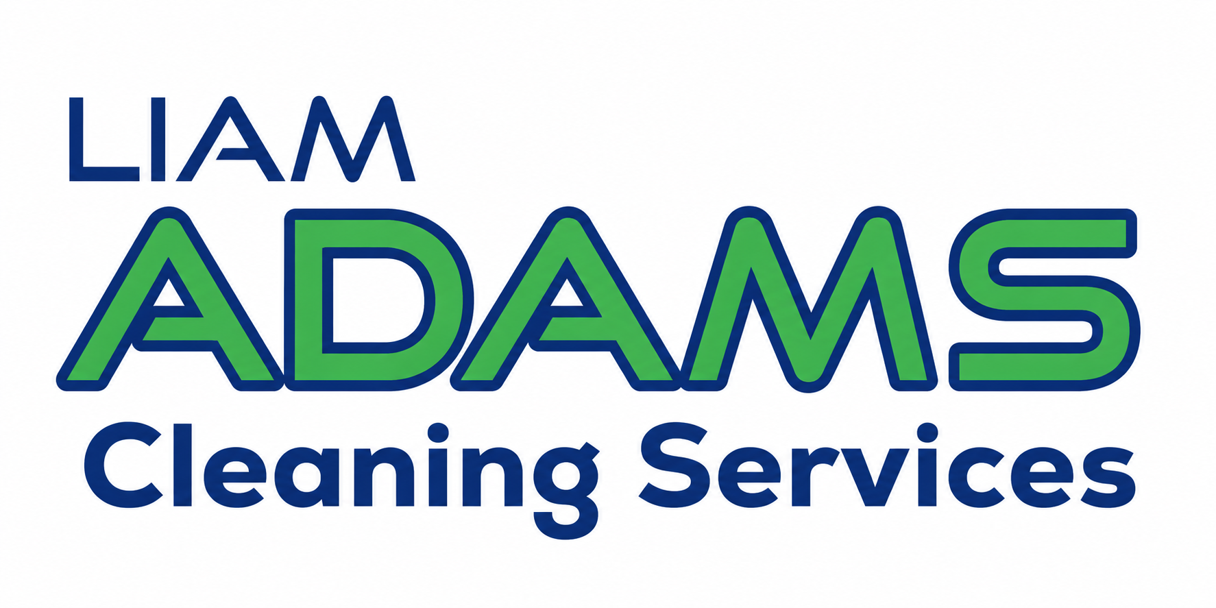 Liam Adams Cleaning Service Logo Image