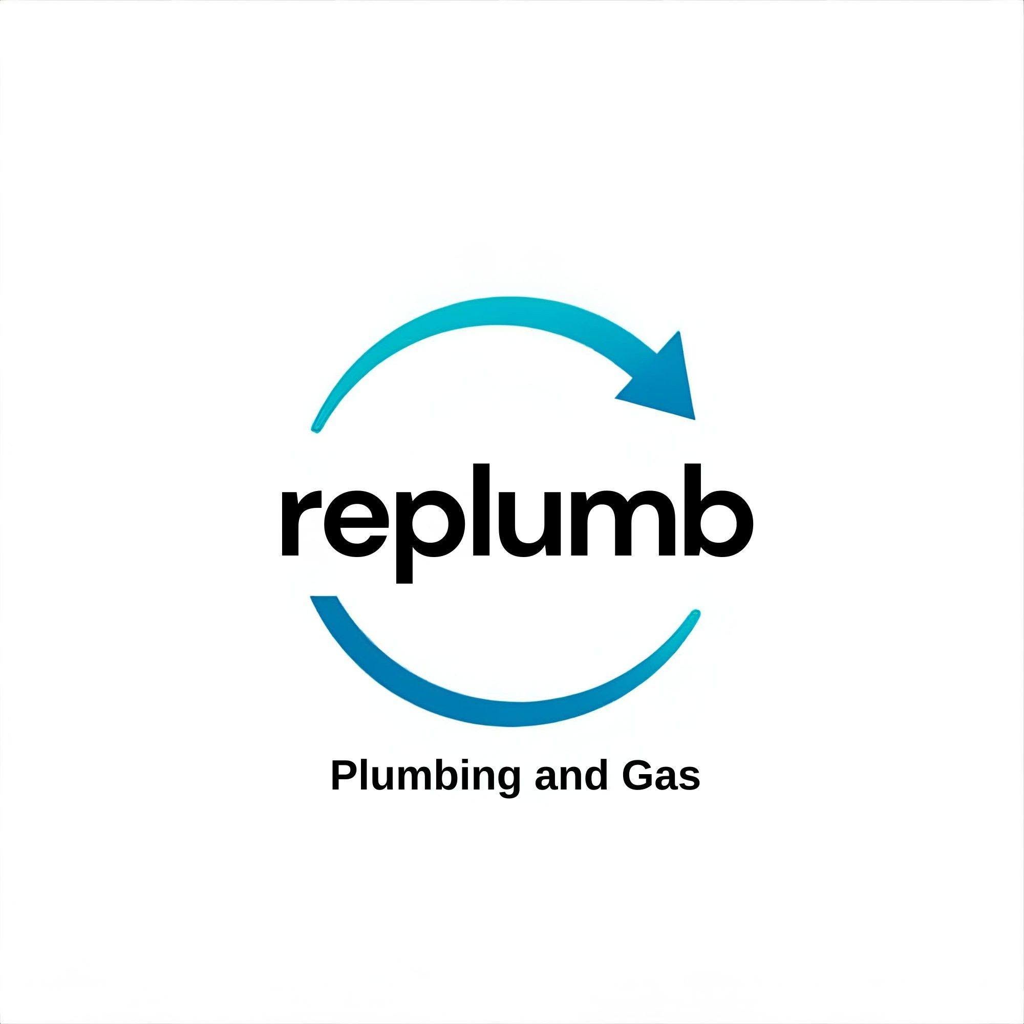 Replumb Plumbing and Gas Logo Image