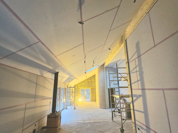 Plasterboarding